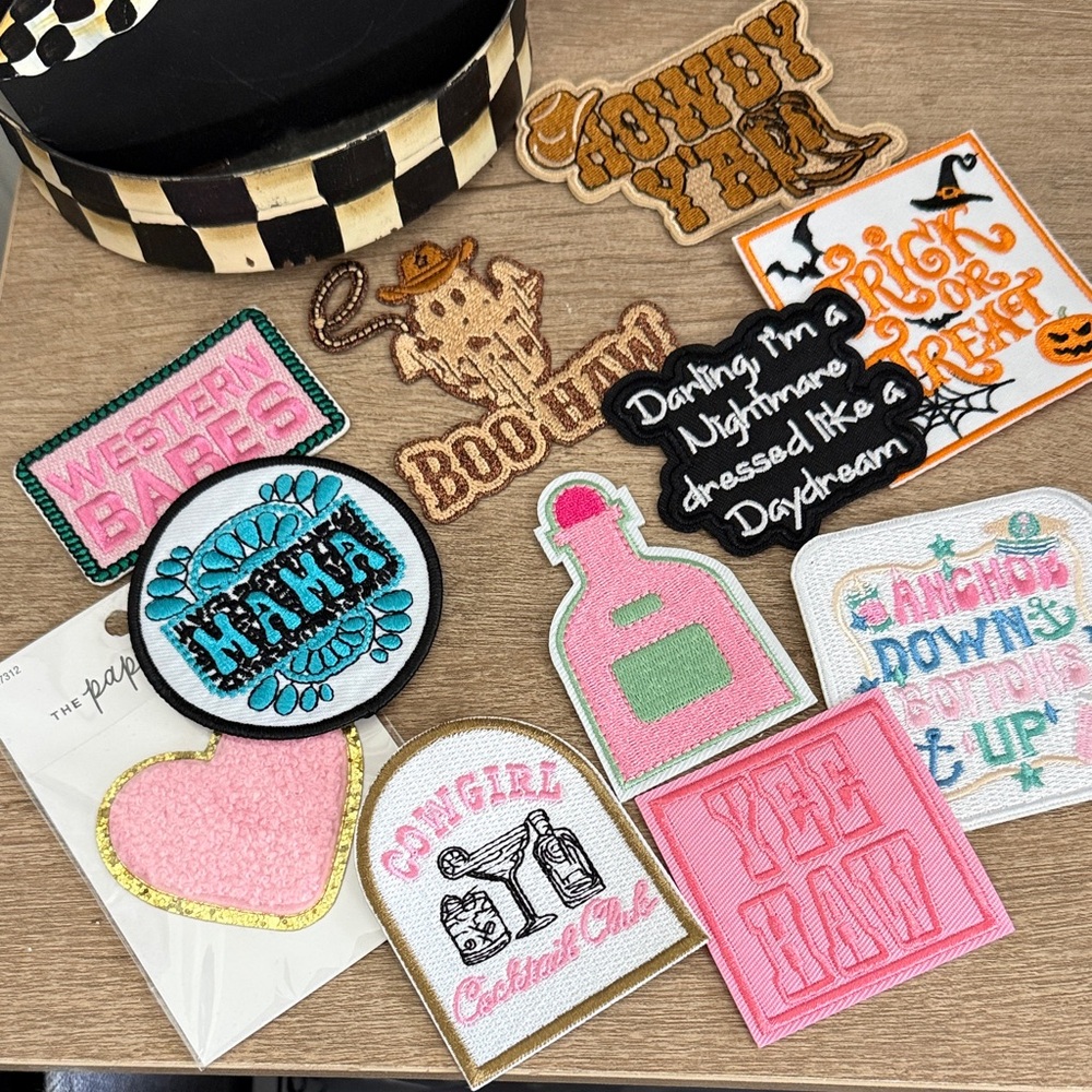 Cowgirl Cocktail Club Embroidered Patch